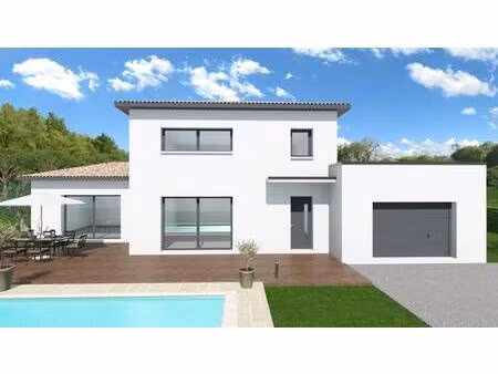 terrain avec maison neuve à vendre
