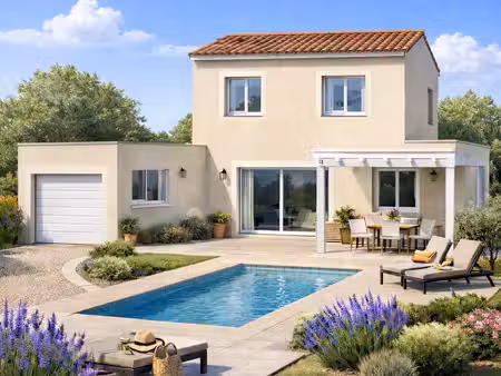 terrain avec maison neuf à vendre