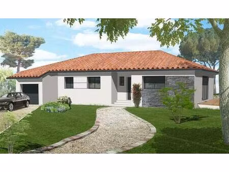 terrain avec maison neuve à vendre