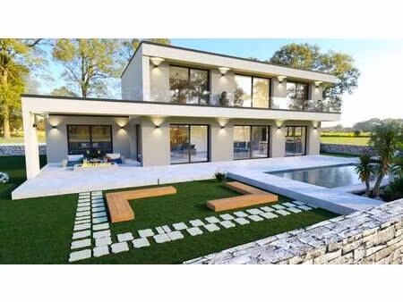 terrain avec maison neuve à vendre