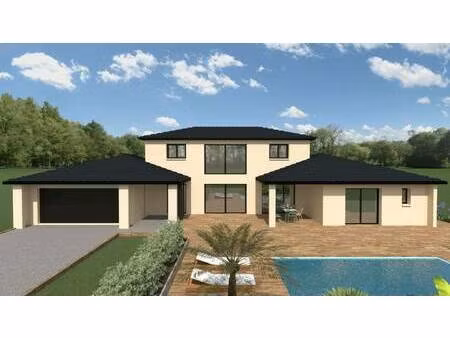 terrain avec maison neuve à vendre