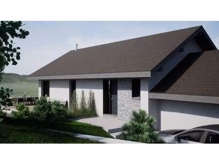 terrain avec maison neuve à vendre