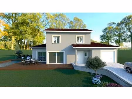 terrain avec maison neuve à vendre