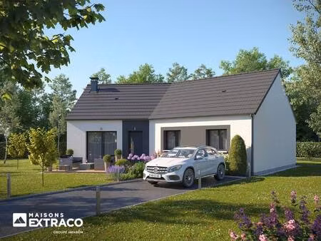 terrain avec maison neuve à vendre