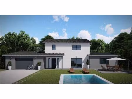 terrain avec maison neuve à vendre