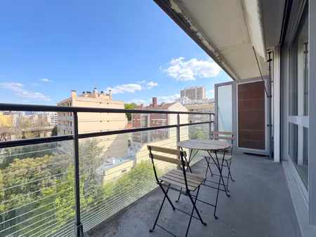 appartement 2 pieces 50m2 avec 2 balcons