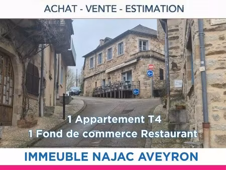 immeuble historique de 140 m² à najac  3 pièces