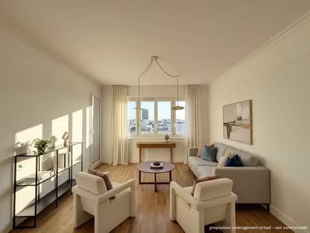 vente appartement 3 chambres - balcons - vue panoramique