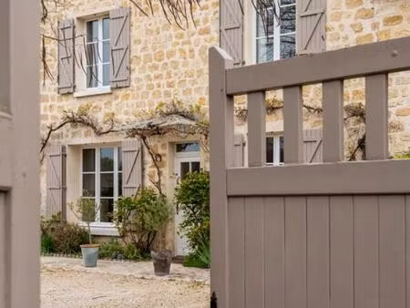 blanche - maison en pierre du vexin de 200m² et ses dépendances à auvers-sur-oise