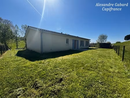 maison de plain-pied - 3 chambres - jardin - garage