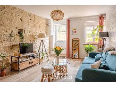 charmante maison de village avec pierre et poutres apparentes