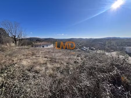vente terrain 997 m² à vinezac (07110)  75 000 €