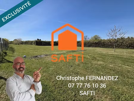 vente terrain 1925 m² à anglade (33390)  69 000 €