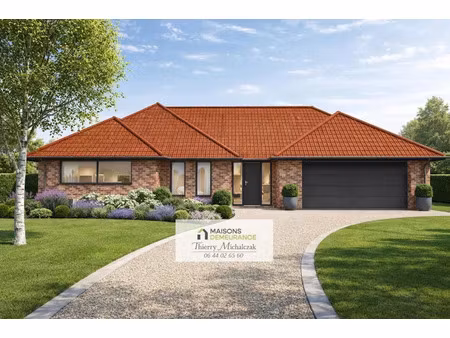 vente maison neuve 124 m² à coutiches (59310)  412 000 €