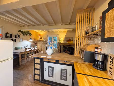 à vendre : charmante maison de village rénovée au coeur de vira