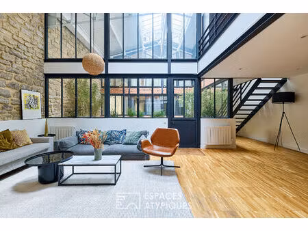 loft d'activité sous verrière eiffel - quartier guy môquet