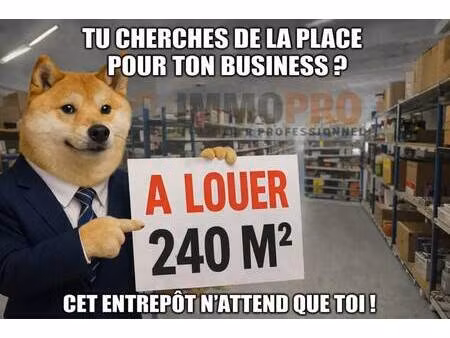 location local d'activités 240 m²