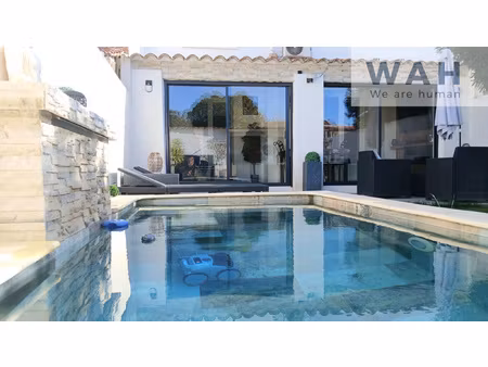 vente maison t5 en r+1 avec jardin et piscine - lunel (34400