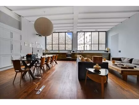 beau loft industriel aménagé avec gout en 3 chambres