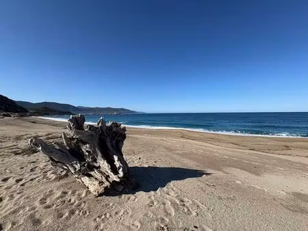 maison sur la plage du liamone !