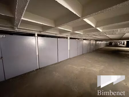 garage en sous-terrain sécurisé