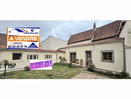 abbeville - exclusivite acd - maison avec garage-et terrain
