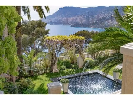 roquebrune cap martin - luxueuse villa 5 chambres - piscine - vue mer panoramique - vaste.