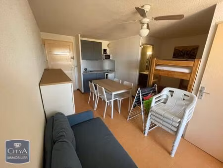 location appartement 2 pièces 23m² le barcares 66420