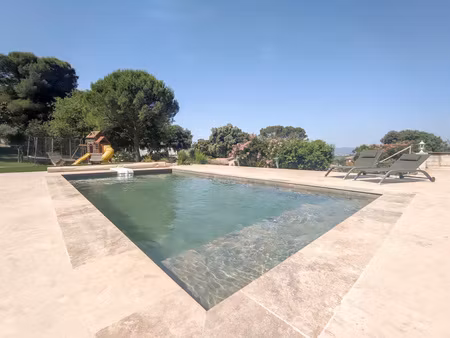 mons – propriété 2 maisons  piscine  gîte indépendant  terrain constructible  vue cévennes