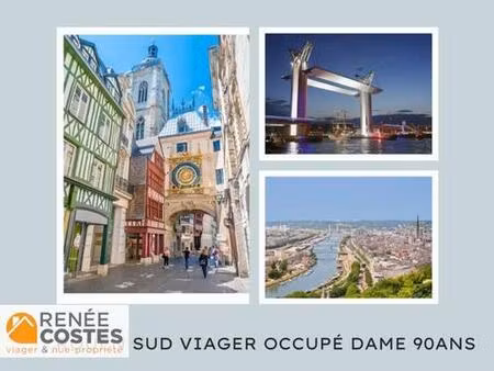 viager occupé - f89 ans - rouen (76100)