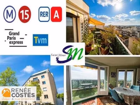 viager occupé - f82 ans - st maur des fosses (94100)