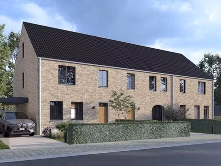 landelijk project van 3 nieuwbouwwoningen op een rustige locatie te bree!