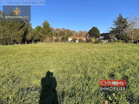 vente terrain 1276 m2 à virazeil