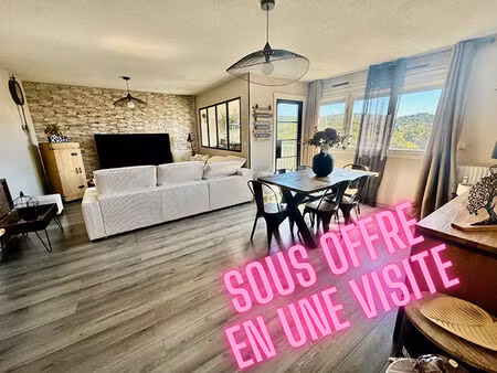 vente appartement 5 pièces  93.44m²  salon