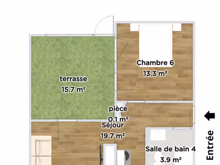 appartement t2 réhabilité