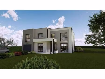 terrain avec maison neuve à vendre