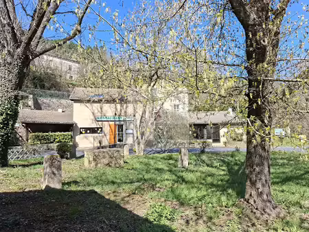 maison familiale avec terrain et commerce(restaurant) emplacement idéal le collet de deze 