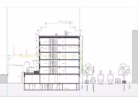 projet de développement d'un immeuble mixte rez+5 avec permi