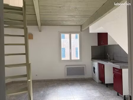 t2 duplex 27 m² – centre roquefort-la-bédoule