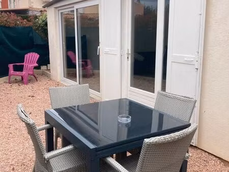 maisonnette 32 m2 bord étang de thau marseillan ville