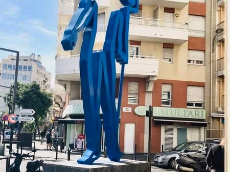 nice ouest carras 2 pieces standing 43 m2 balcon proche mer