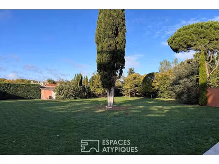 terrain constructible d'exception dans un cadre privilégié proche du caousou