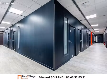 bureau à louer de 10 m² / 97 euros / bureau en location sur site gardienné avec vidéo surv