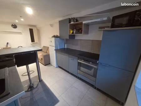 appartement t2 meublé rdc 39m2 entièrement rénové loyer450e