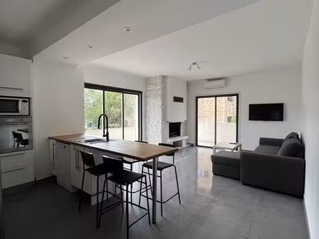 appartement 3 pièces + jardin privatif 450m2 la gaude (06)