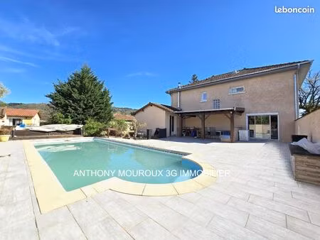 vente | maison | 6p | 157 m² | jasseron | expo est/nord/sud | terrasse · balcon · jardin ·