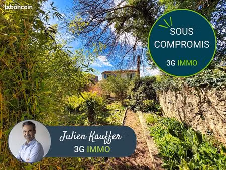 vente | maison | 3p | 2ch | 66 m² | correns | expo est/nord-est | terrasse · jardin