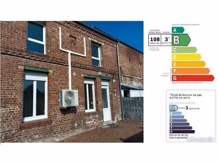 a louer maison de 2 chambres à le nouvion en thierache