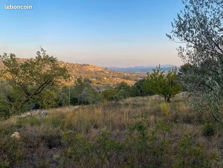 vente | terrain constructible | 2080 m² | fayence | expo est/sud