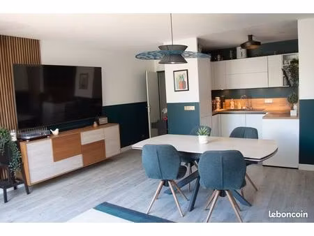 t3 meublé 78m² avec jardin 80m² + 2 parkings